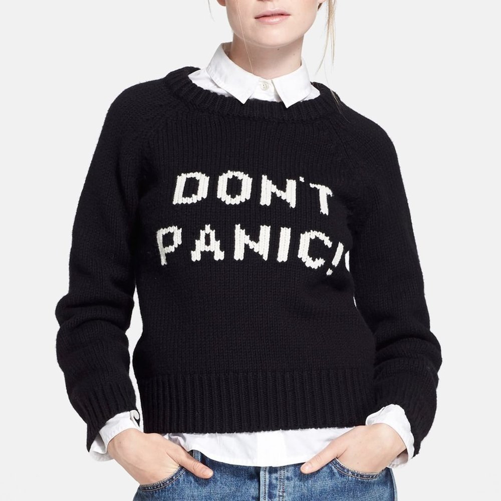 MARC BY MARC JACOBS Don't Panic' Wool Swea…